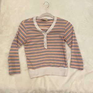 Vintage rainbow the county seat knit long sleeve